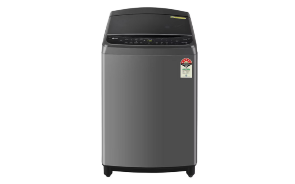 LG 9 Kg 5 Star Inverter Wi-Fi Fully-Automatic Top Loading Washing Machine (THD09NWM, Middle Black, AIDD Technology & TurboWash)