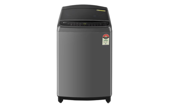 LG 9 kg AI Direct Drive Technology Fully Automatic Top Load Washing Machine with In-built Heater Black  (THD09SWM)