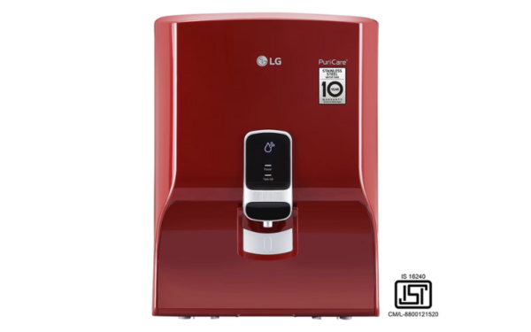 LG RO Water Purifier - 8 Liters, Red