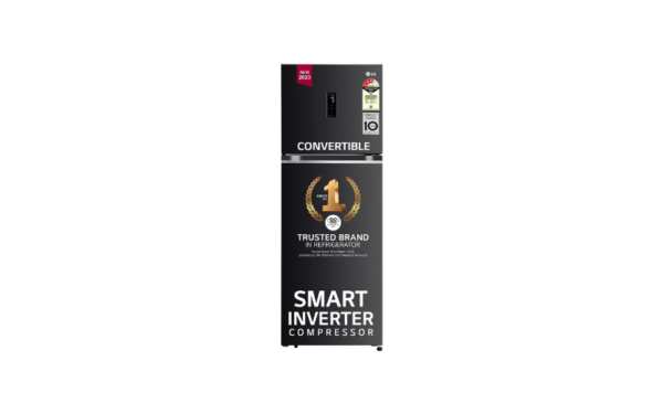 LG 343 L 3 Frost-Free Smart Inverter Compressor Wi-Fi Double Door Refrigerator GL-T382TESX