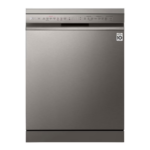 LG 14 Place Settings Wi-Fi Dishwasher DFB424FP Silver Silent Operation Tough Stain Removal Adjustable rack