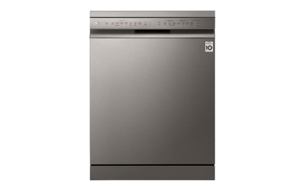 LG 14 Place Settings Wi-Fi Dishwasher DFB424FP Silver Silent Operation Tough Stain Removal Adjustable rack